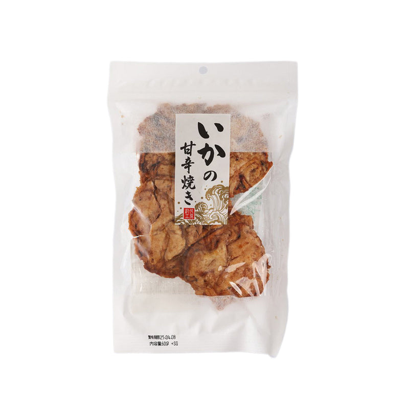 SUGISEIKA Sweet & Spicy Grilled Squid - Soy Sauce  (60g)