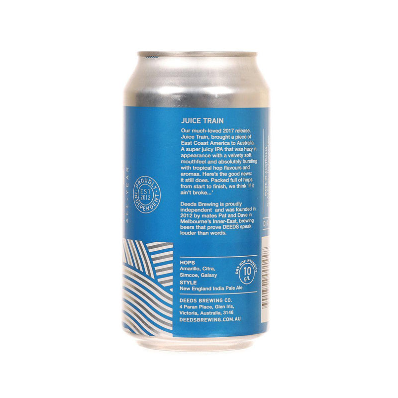 DEEDS BREWING Juice Train New England IPA (Alc 6.5%) [Can]  (375mL)