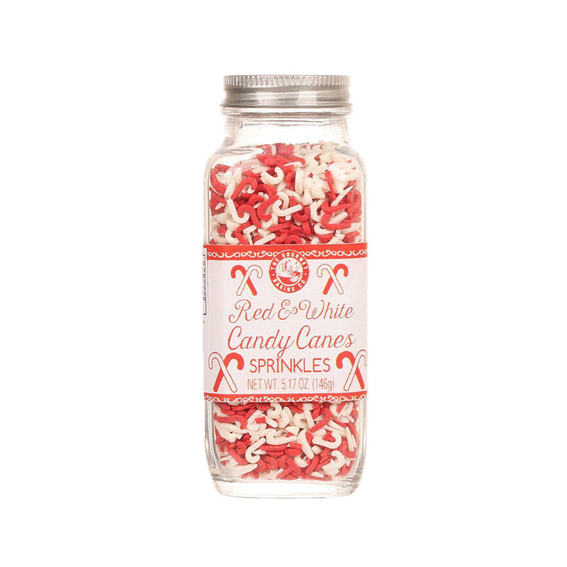 THE GOURMET BAKING CO Red & White Candy Canes Sprinkles  (146g)