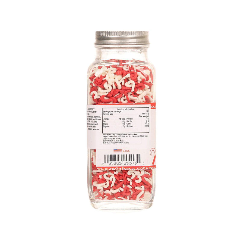 THE GOURMET BAKING CO Red & White Candy Canes Sprinkles  (146g)