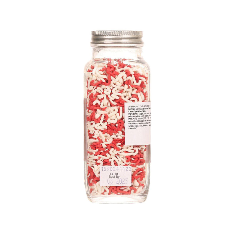 THE GOURMET BAKING CO Red & White Candy Canes Sprinkles  (146g)