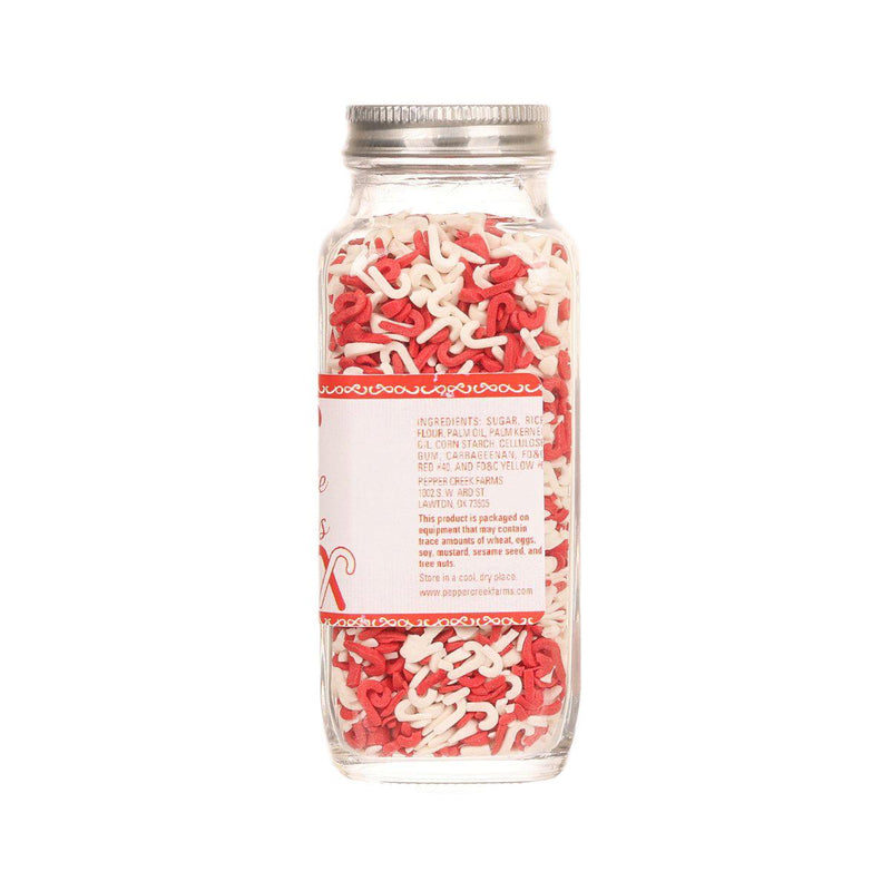 THE GOURMET BAKING CO Red & White Candy Canes Sprinkles  (146g)