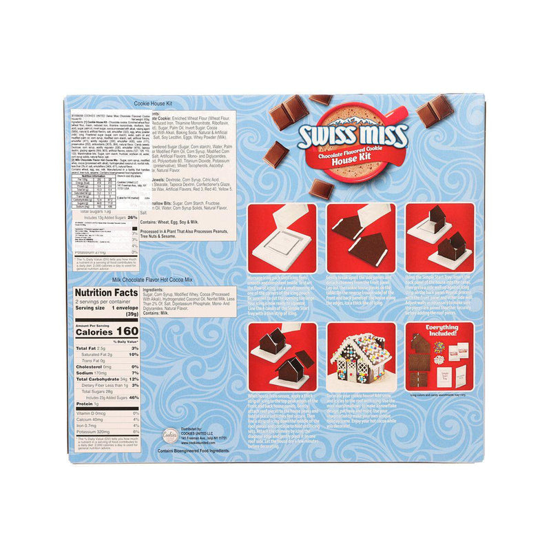 COOKIES UNITED Swiss Miss Chocolate Flavored Cookie House Kit  (659g)