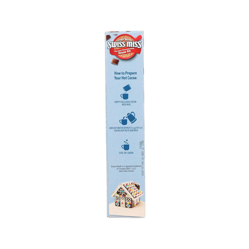 COOKIES UNITED Swiss Miss Chocolate Flavored Cookie House Kit  (659g)