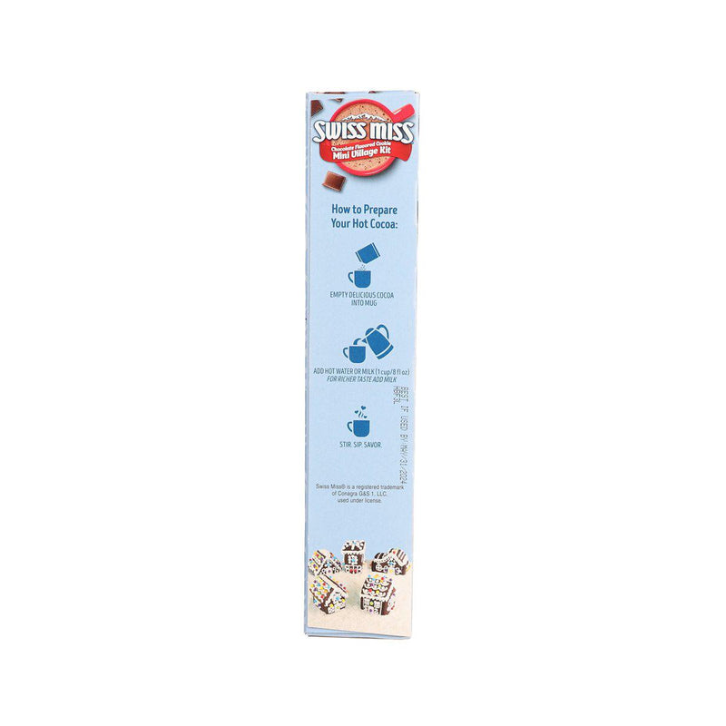 COOKIES UNITED Swiss Miss Chocolate Flavored Cookie Mini Village Kit  (786g)