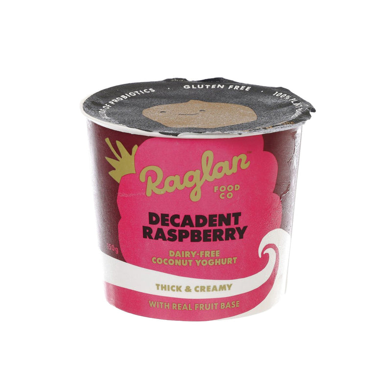 RAGLAN Coconut Yoghurt - Decadent Raspberry  (150g)