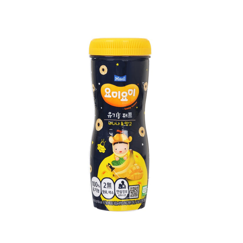 MAEIL Organic Puff - Sweet Banana & Mango  (42g)