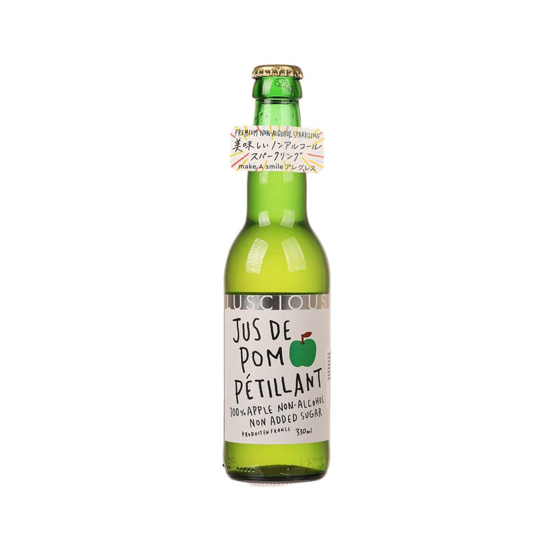 LUSCIOUS Jus de Pomme Petillant - Sparkling Apple Juice  (330mL)