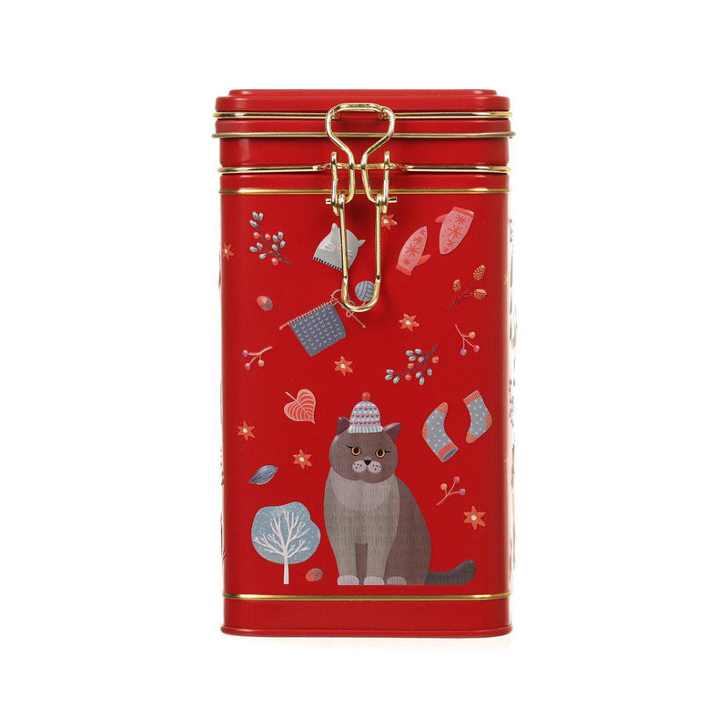 EUREKA Christmas Cat Canister Can (Winter) with Confectionery  (76g)