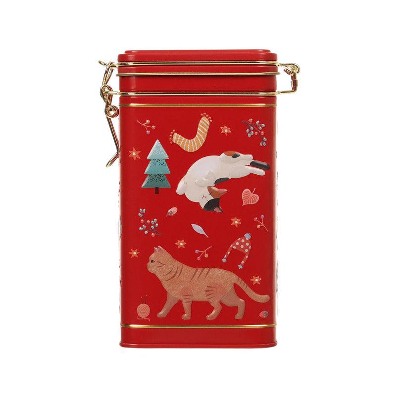 EUREKA Christmas Cat Canister Can (Winter) with Confectionery  (76g)