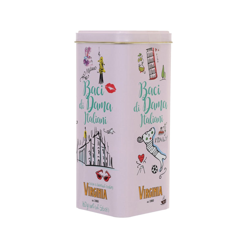 VIRGINIA Cocoa & Hazelnut Cookies - Spaghetti Tin  (160g)