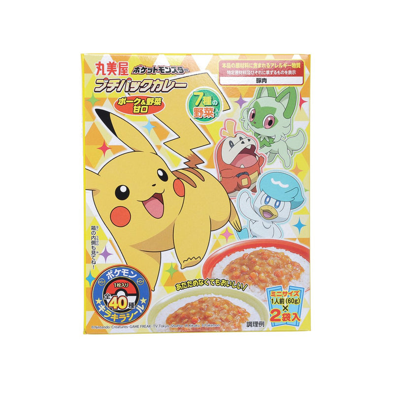 MARUMIYA Pokemon Instant Petit Pack Curry - Pork and Vegetable Curry - Mild  (120g)