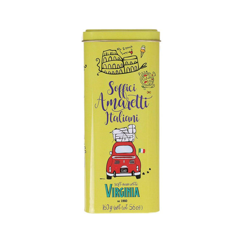 VIRGINIA Soft Amaretti Biscuits - Spaghetti Tin  (160g)