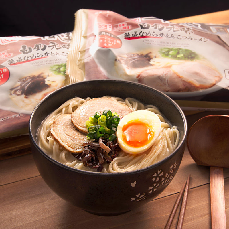 IPPUDO Shiromaru Ramen [1 Serving, Frozen]  (214g)