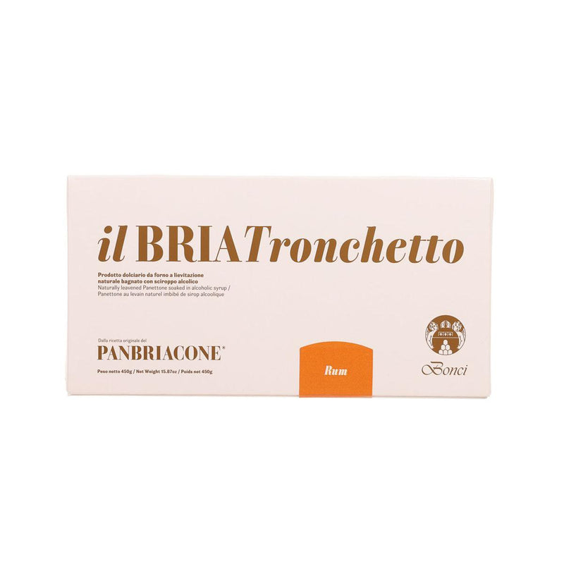 IL BONCI Bria Tronchetto Panettone with Chocolate & Rum  (450g)