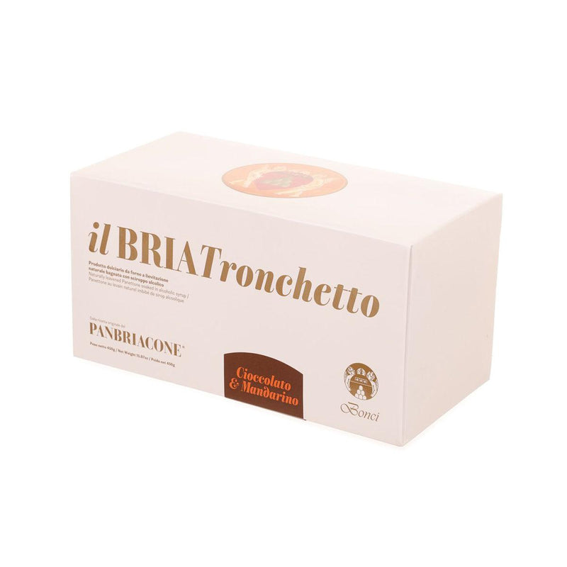 IL BONCI Bria Tronchetto Panettone with Chocolate, Tangerine & Citrus Liqueur  (450g)