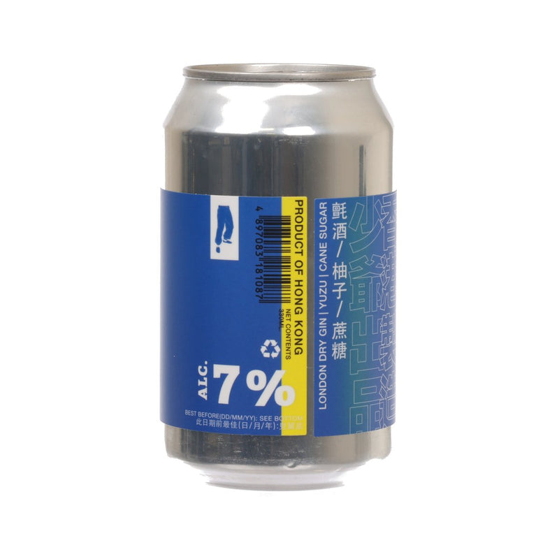 HIGHERTHAN 柚子氈酒 (酒精濃度7%) [罐裝] (330mL)

