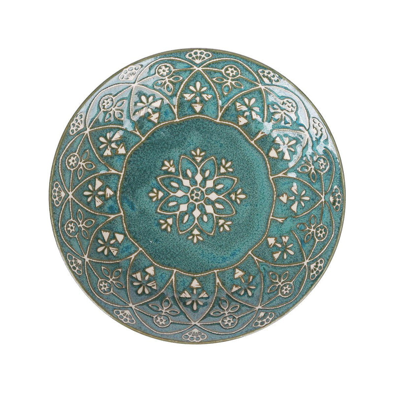 MARUSANKONDO Round Pasta Plate 20.5cm - Green