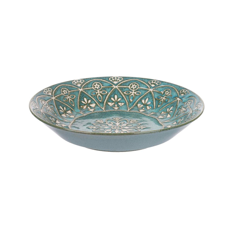 MARUSANKONDO Round Pasta Plate 20.5cm - Green