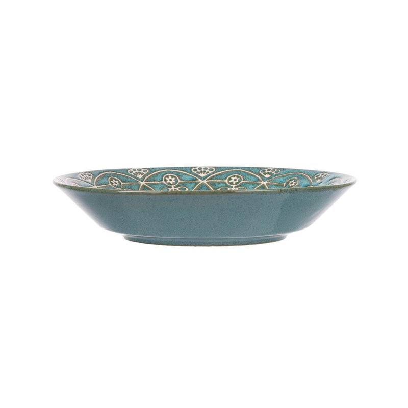 MARUSANKONDO Round Pasta Plate 20.5cm - Green