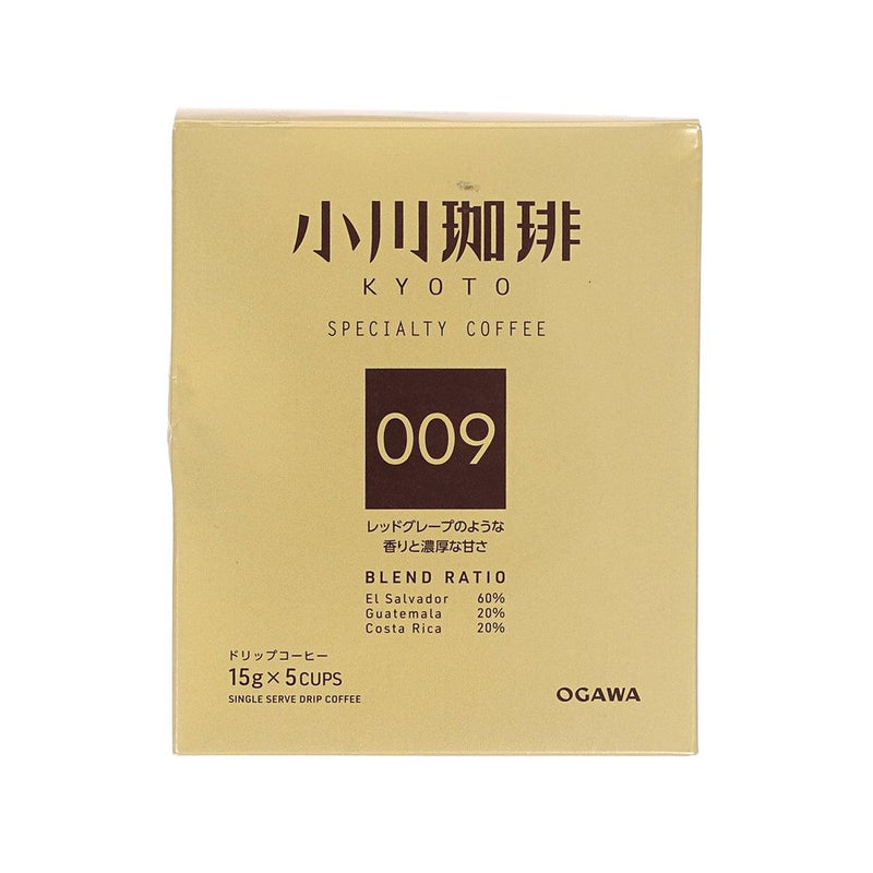 小川珈琲店 京都精品咖啡 009 掛耳咖啡 (5 x 15g)

