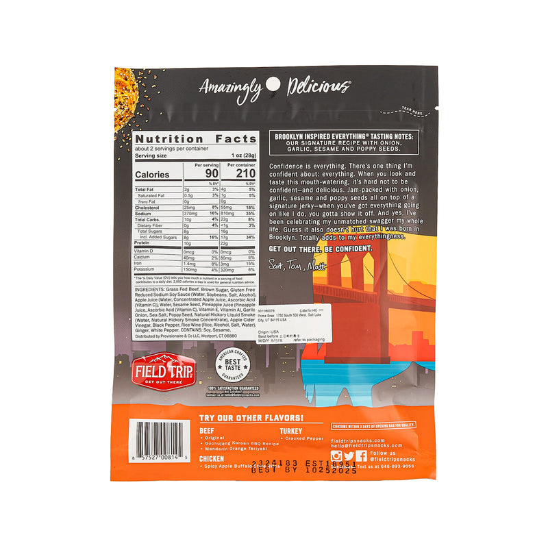 FIELD TRIP 牛肉乾 - 百搭調味貝果味  (62g)
