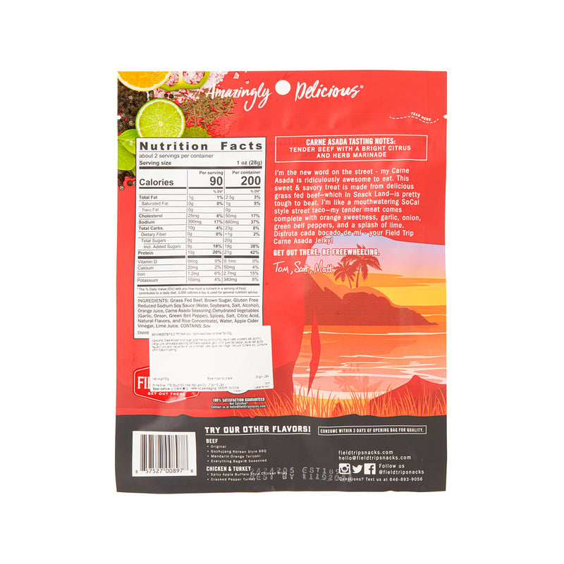 FIELD TRIP 牛肉乾 - 墨西哥式烤肉玉米餅味  (62g)