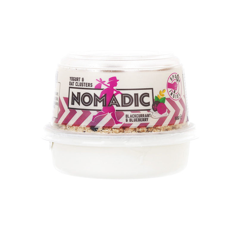 NOMADIC Yogurt & Oat Clusters - Blackcurrant & Blueberry  (169g)