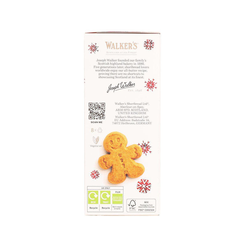 WALKERS Pure Butter Shortbread Gingerbread Men  (125g)