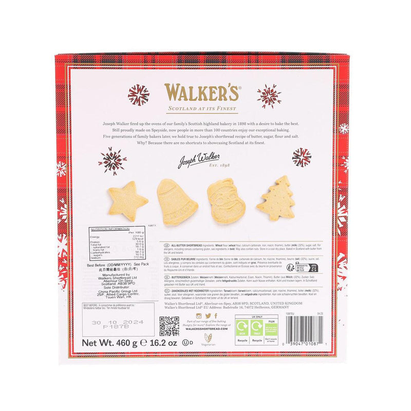 WALKERS Festive Shortbread Assortment  (460g)