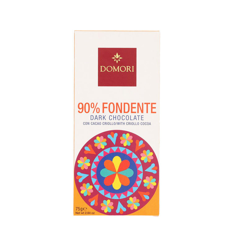 DOMORI 90% Dark Chocolate with Criollo Cocoa  (75g)