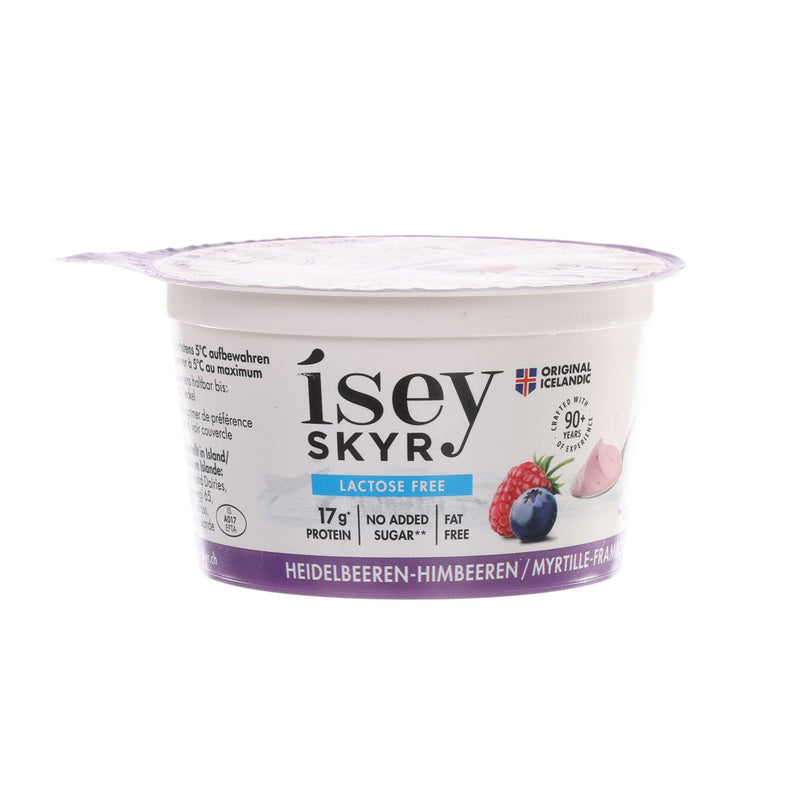 ISEY SKYR Lactose Free Skyr - Blueberries & Raspberries  (170g)