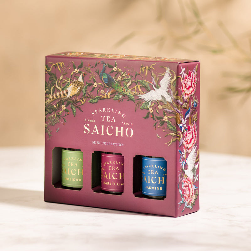 SAICHO Sparkling Tea Mini Collection  (3 x 200mL)