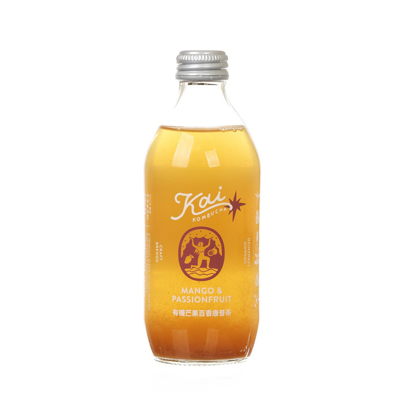 KAI KOMBUCHA Organic Mango & Passionfruit Kombucha  (330mL)