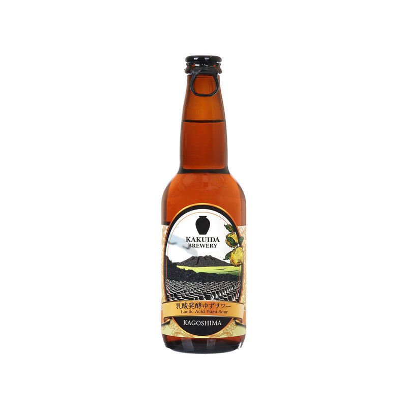 KAKUIDA Lactic Acid Yuzu Sour Beer (Alc. 5.5%) [Bottle]  (330mL)