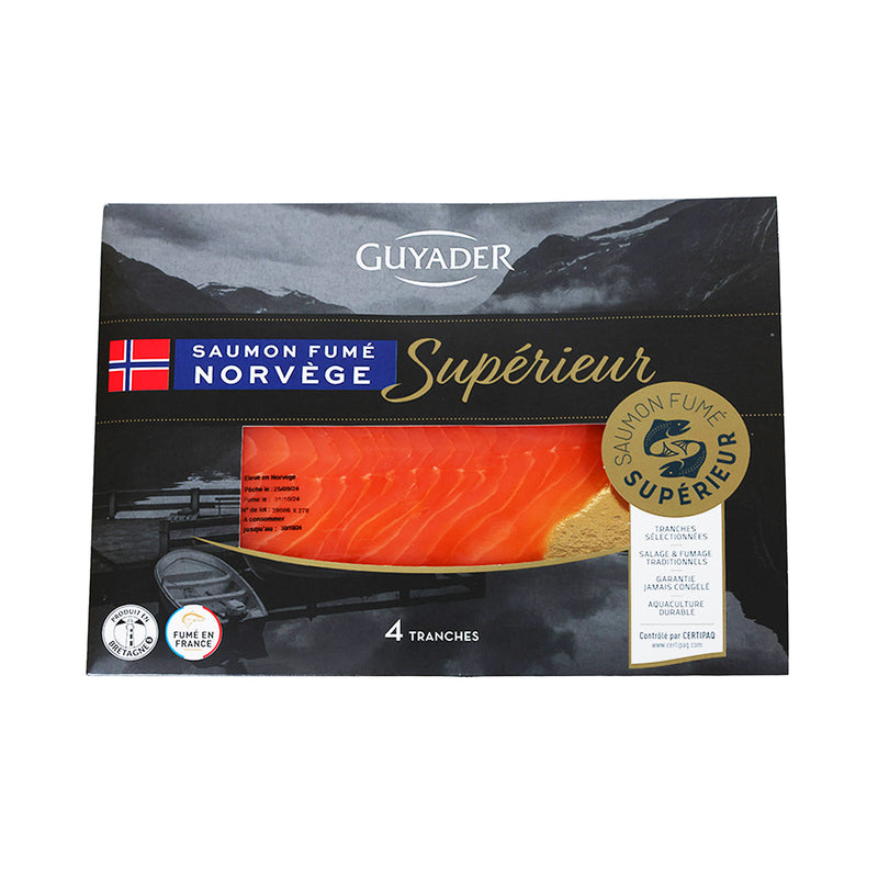 GUYADER Norwegian Superior Smoked Salmon  (140g)