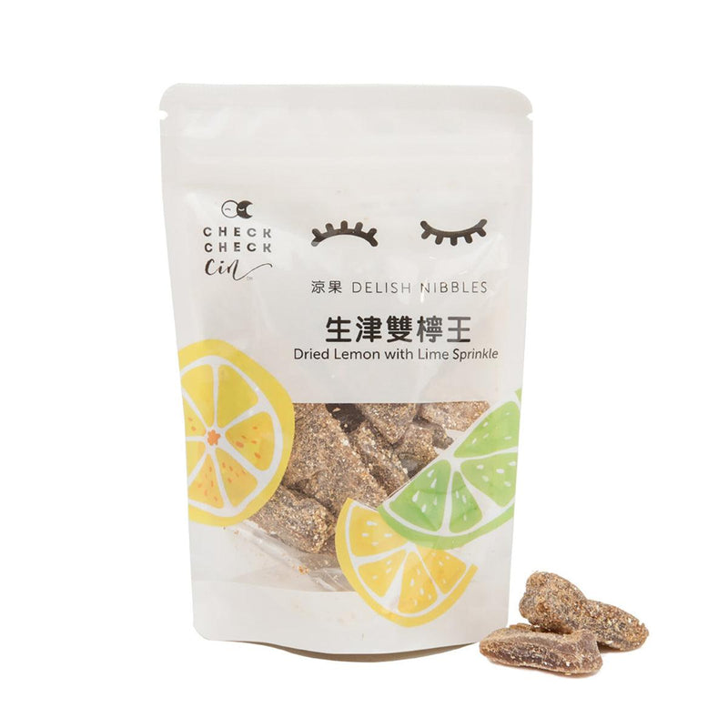 CHECKCHECKCIN Delish Nibbles - Dried Lemon with Lime Sprinkle  (70g)