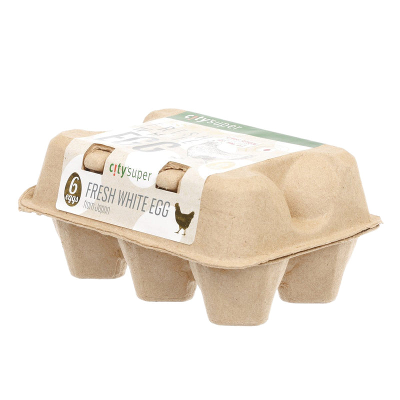 CITYSUPER 日本鮮白雞蛋  (6pcs)