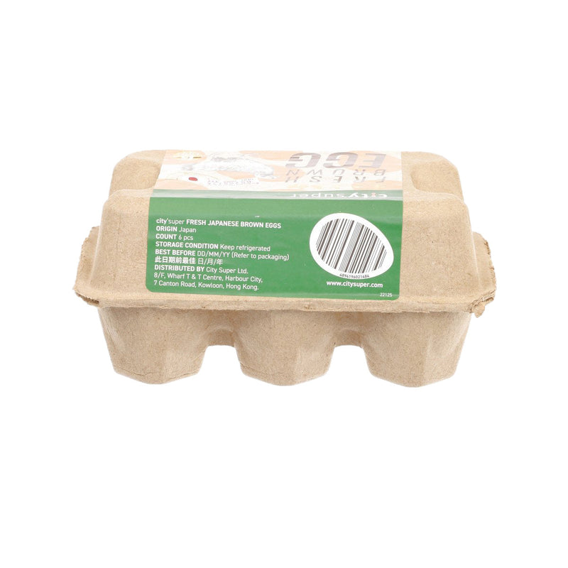 CITYSUPER 日本鮮啡雞蛋  (6pcs)