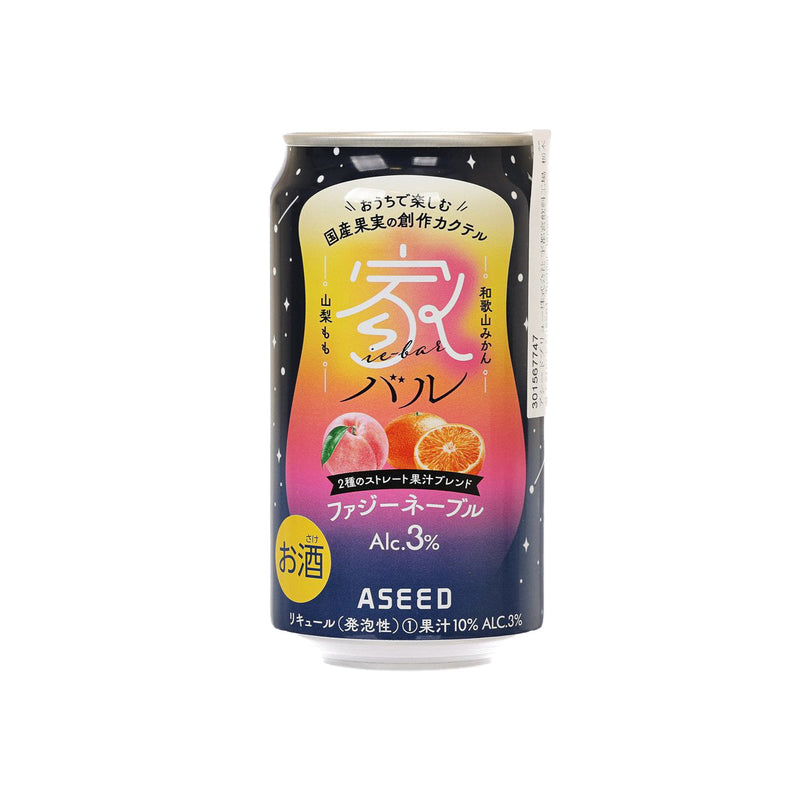 ASEED Ie-Bar Fuzzy Navel Cocktail - Peach & Citrus Unshiu (Alc 3%) [Can]  (350mL)