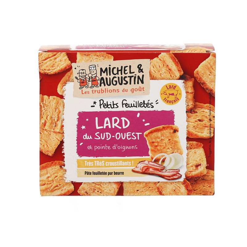 MICHEL & AUGUSTIN Savoury Puff Pastries with French Bacon  (80g)