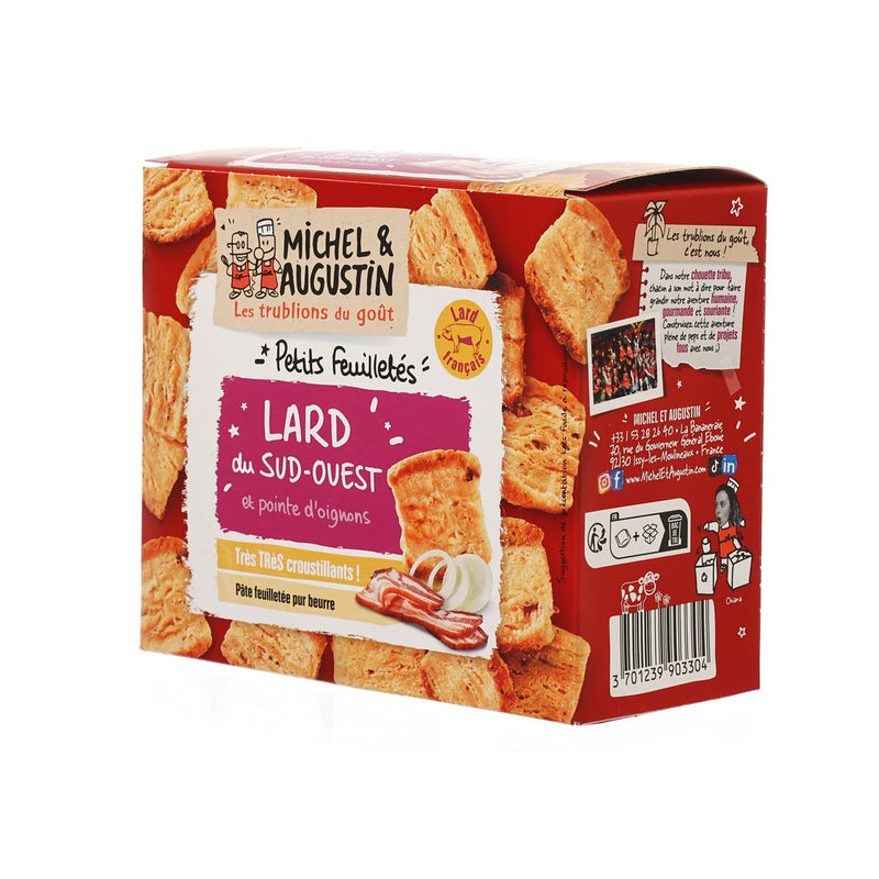 MICHEL & AUGUSTIN Savoury Puff Pastries with French Bacon  (80g)
