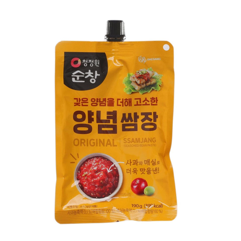 CHEONGJEONGWON Sunchang Ssamjang Seasoned Bean Paste - Original  (190g)