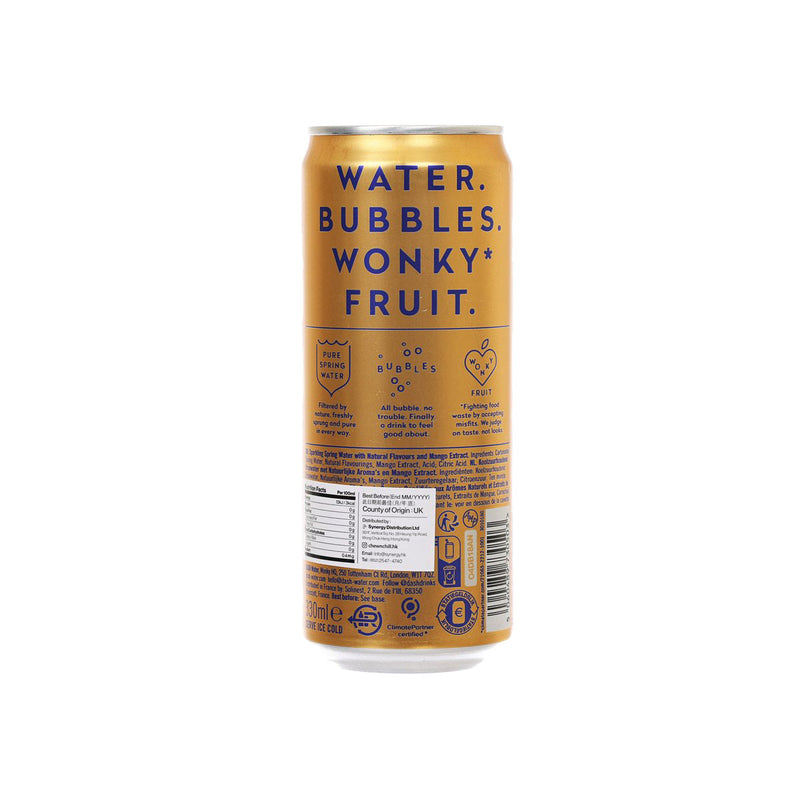 DASH 0 Calorie Sparkling Water Infused with Wonky - Mangoes  (330mL)