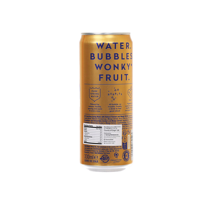 DASH 0 Calorie Sparkling Water Infused with Wonky - Mangoes  (330mL)