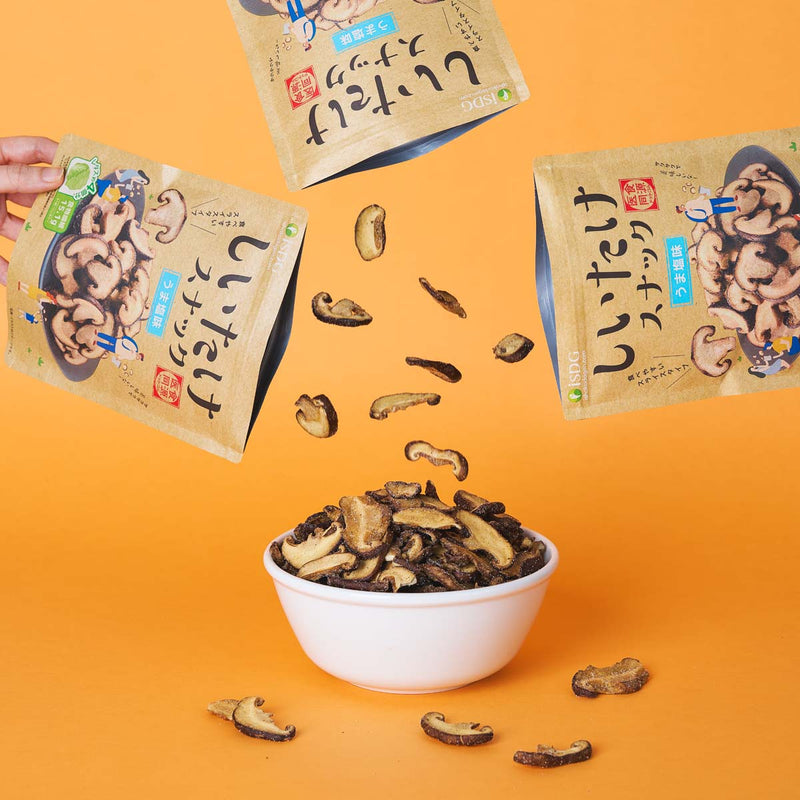 ISHOKUDOGEN Shiitake Mushroom Snack - Salt Flavor  (70g)