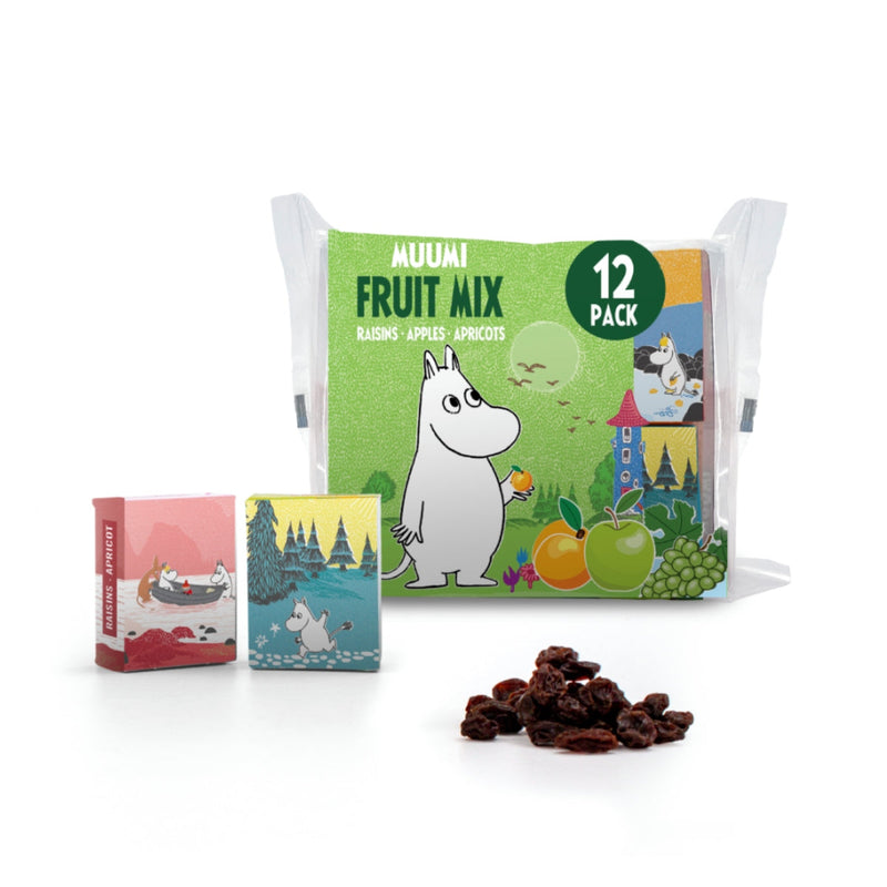 FRUGI Moomin Multi-Packs Raisins  (12 x 14g)