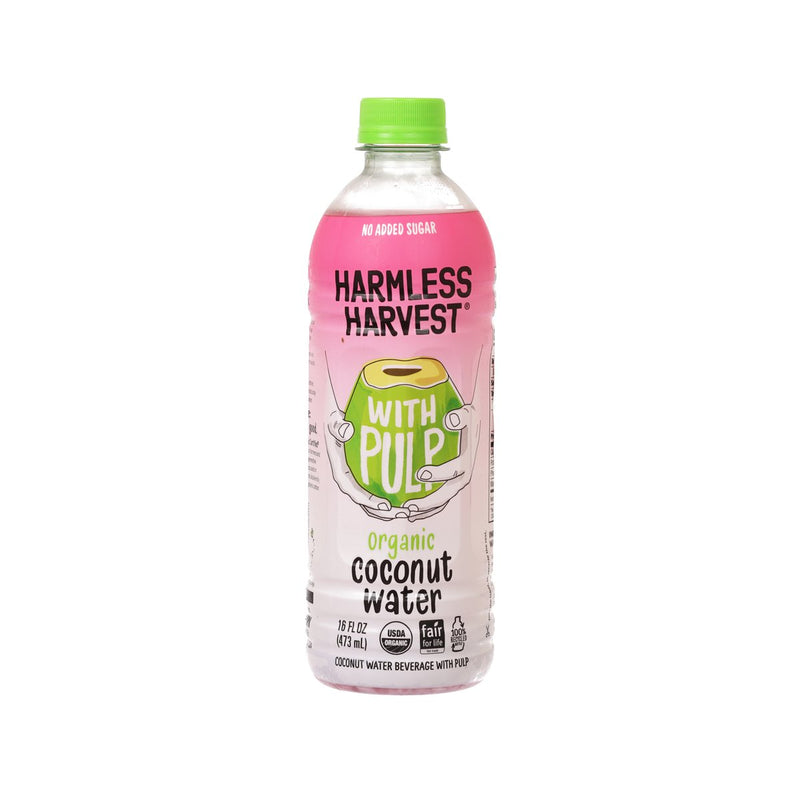 HARMLESS HARVEST Organic Coconut Water with Pulp  (473mL)