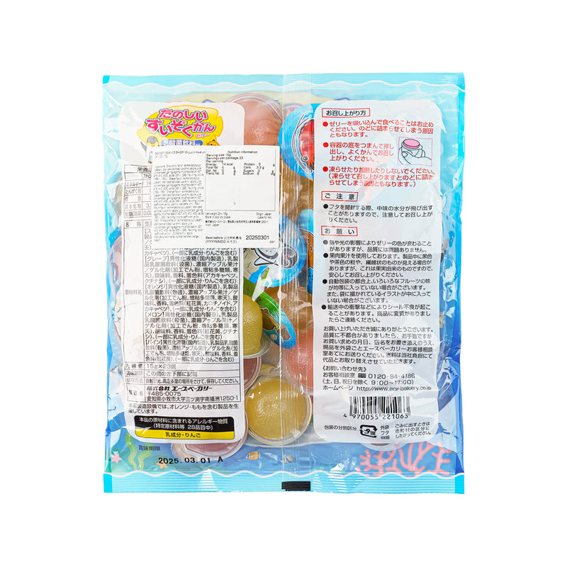 ACE BAKERY Enjoyable Aquarium Jelly  (21pcs)