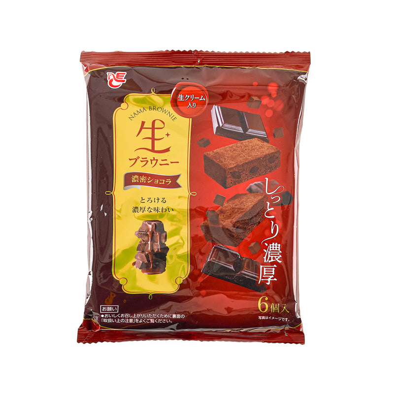 ACE BAKERY Nama Brownie - Dense Chocolate  (6pcs)